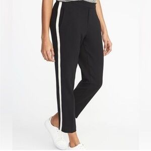 NWT Straight Leg Ankle Pants Black Tuxedo-Style Sz 2 (XS)